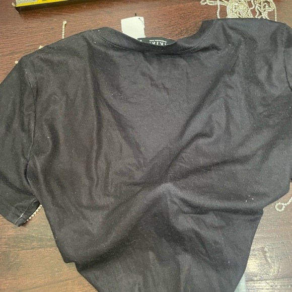 ⭐️Akira Black Graphic Tee with Fringe - Picture 5 of 5